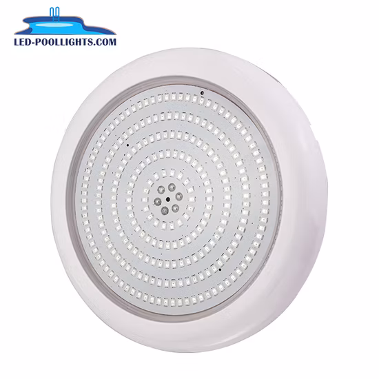 Luces subacuáticas LED IP68 12V rellenas de resina para piscina de vinilo con revestimiento de piscina